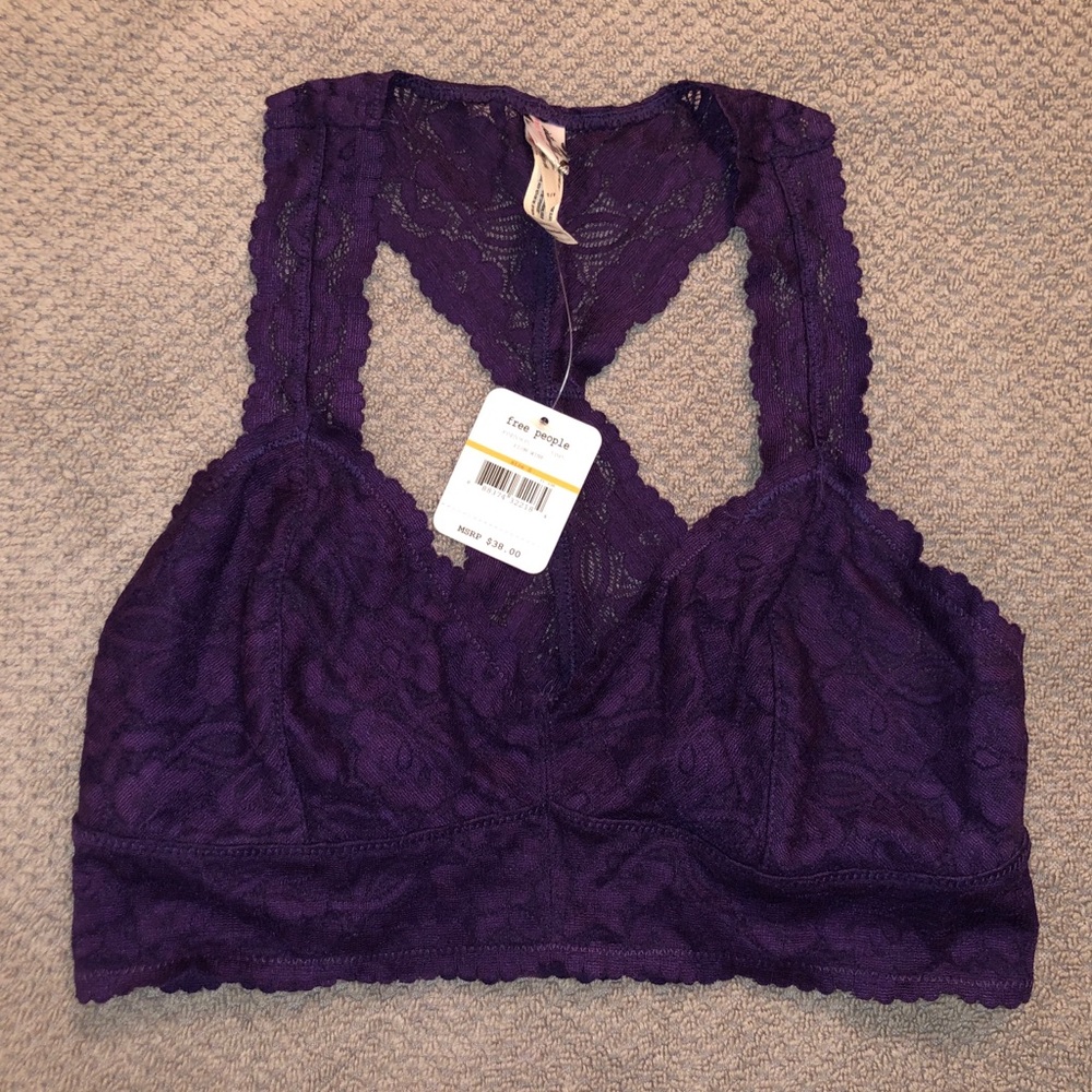 NWT Purple free people bralette